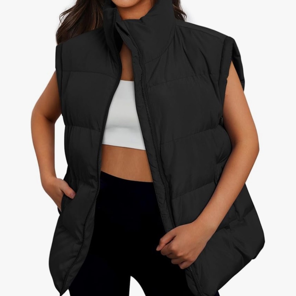 Black Puffer Vest